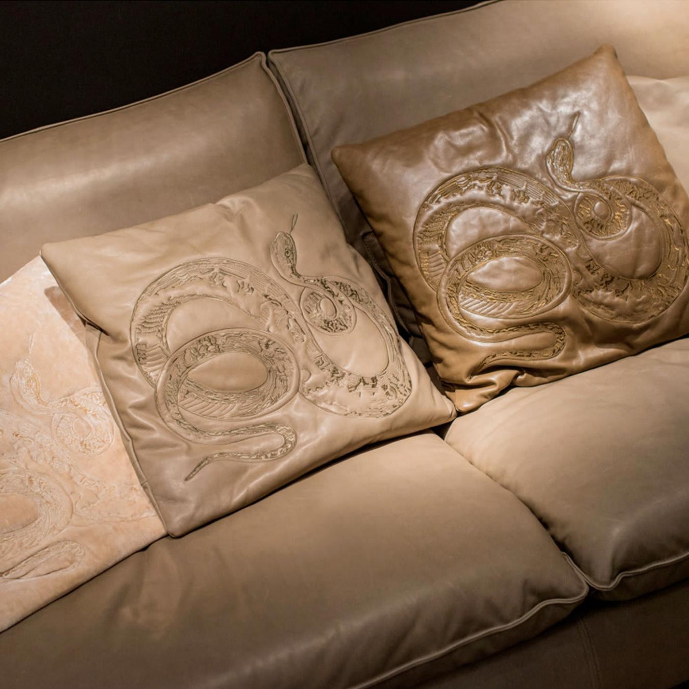Eve Bag Beige Upholstered Sofa