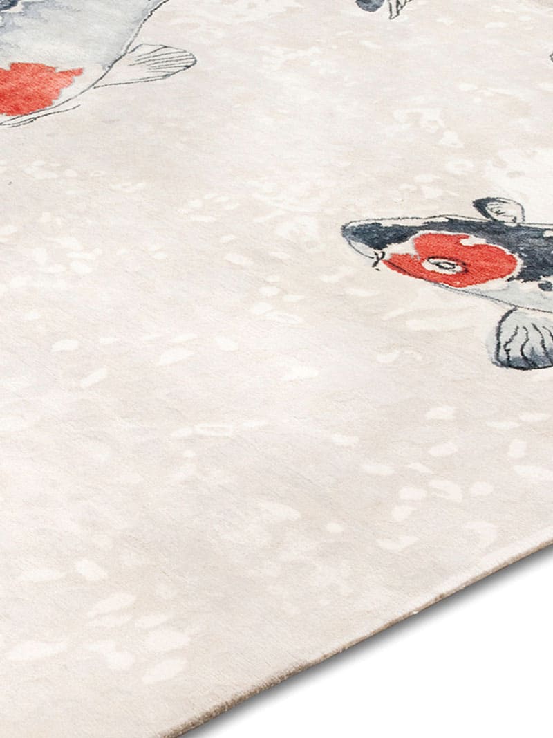 Fish Sand Luxury Hand-Woven Rug