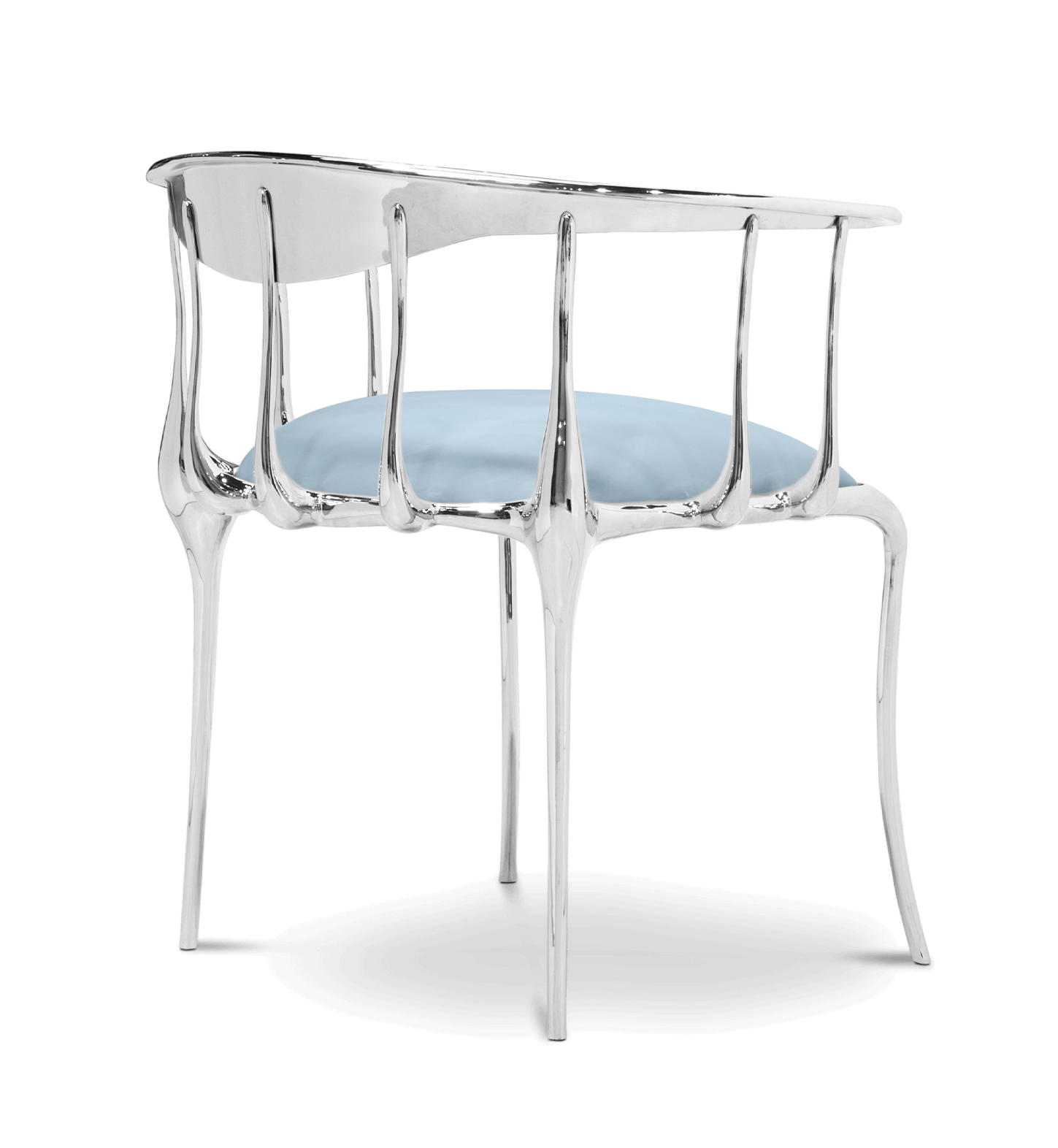 Silver Designer Luxe Chair