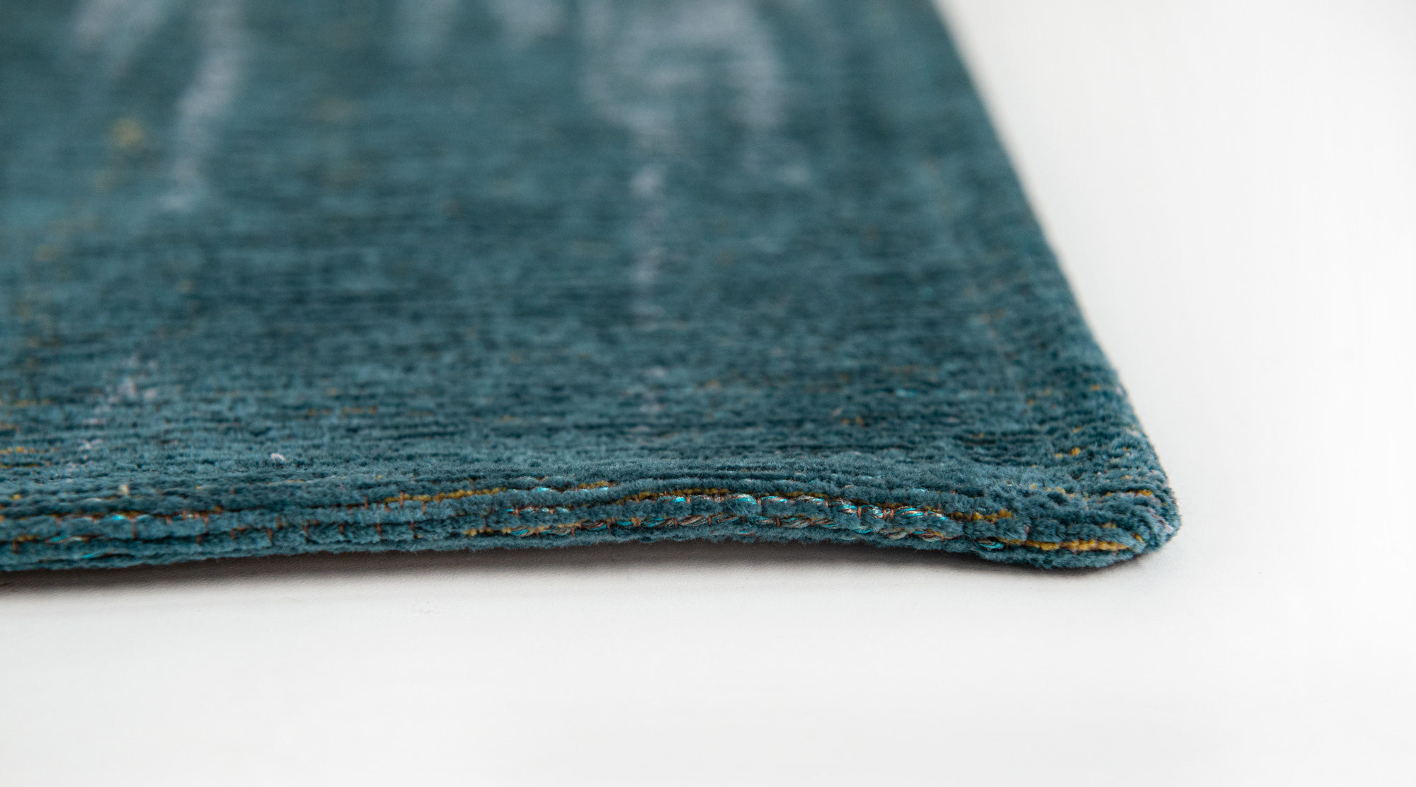 Modern Art Flatwoven Blue Rug