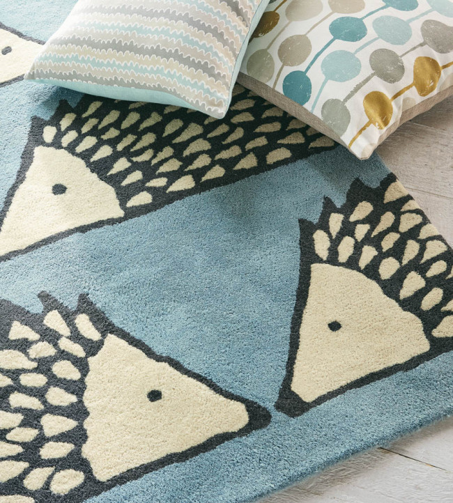Small Hedgehog Handwoven NZ Wool Rug