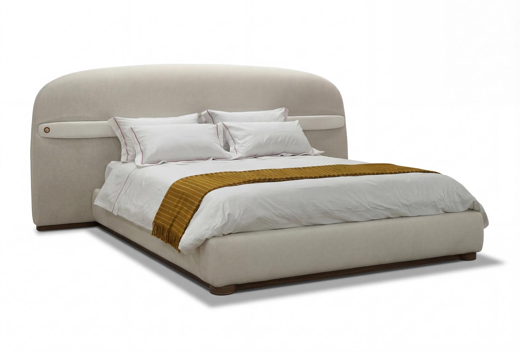 Bon Ton Upholstered Bed with Headboard