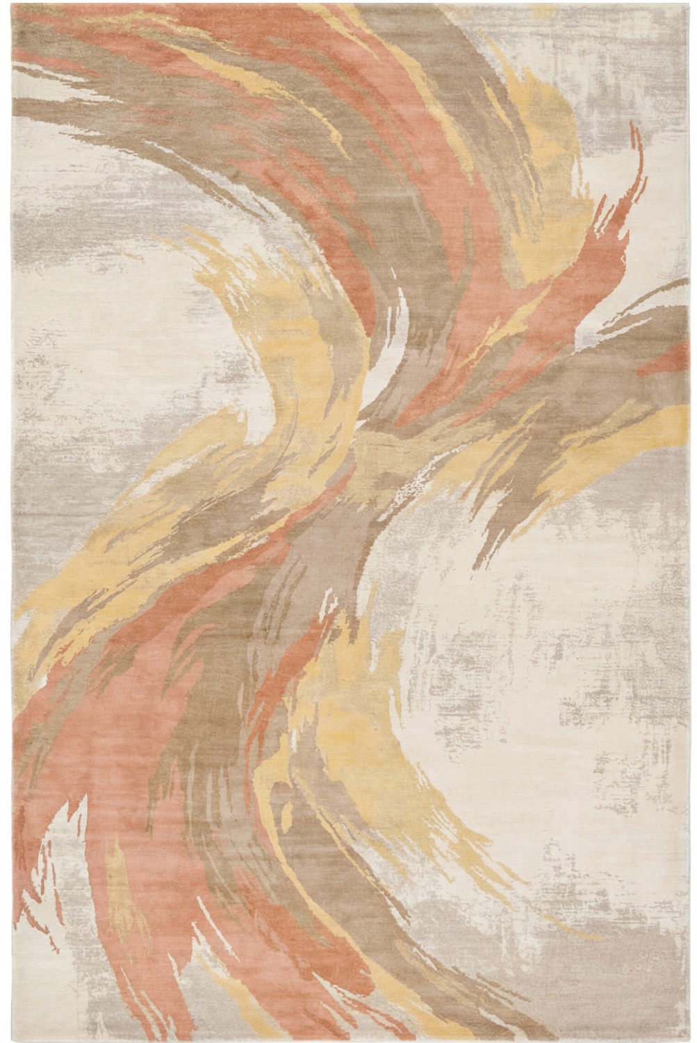 Warm Flow Handwoven Rug
