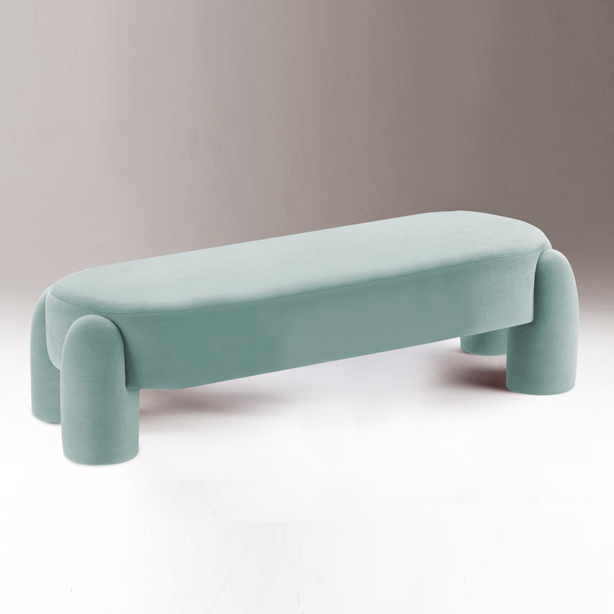 Marlon Light Blue Bench