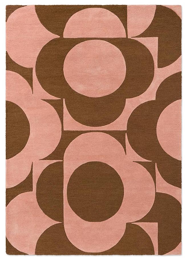 Flower Pink / Terracotta Rug | Size: 250 × 350 cm