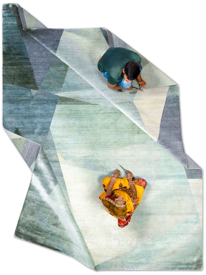 Crystal Luxury Hand-Knotted Rug