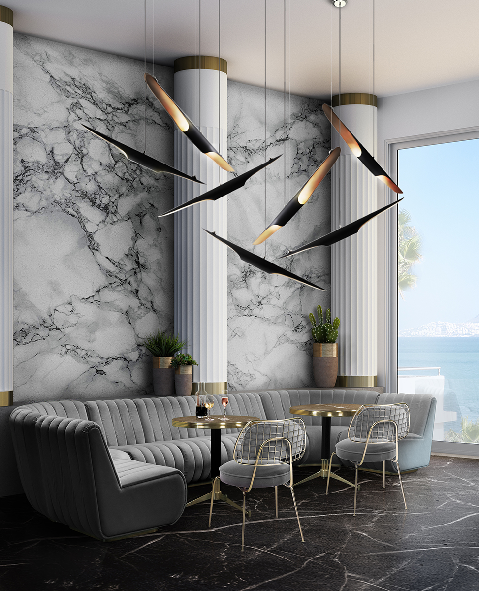 Noir Suspension Lamp - 1