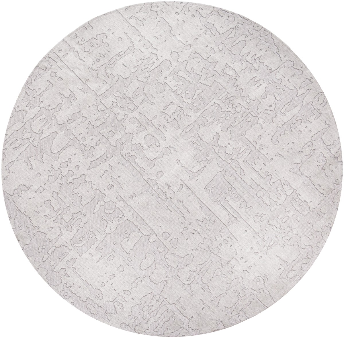 Tsingy Oyster Circle Rug | Size: Ø 240 cm