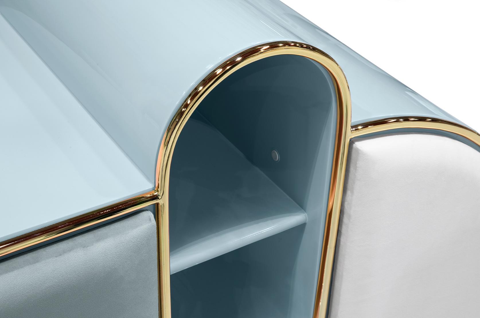 Candy Triple Blue Chest of Drawers