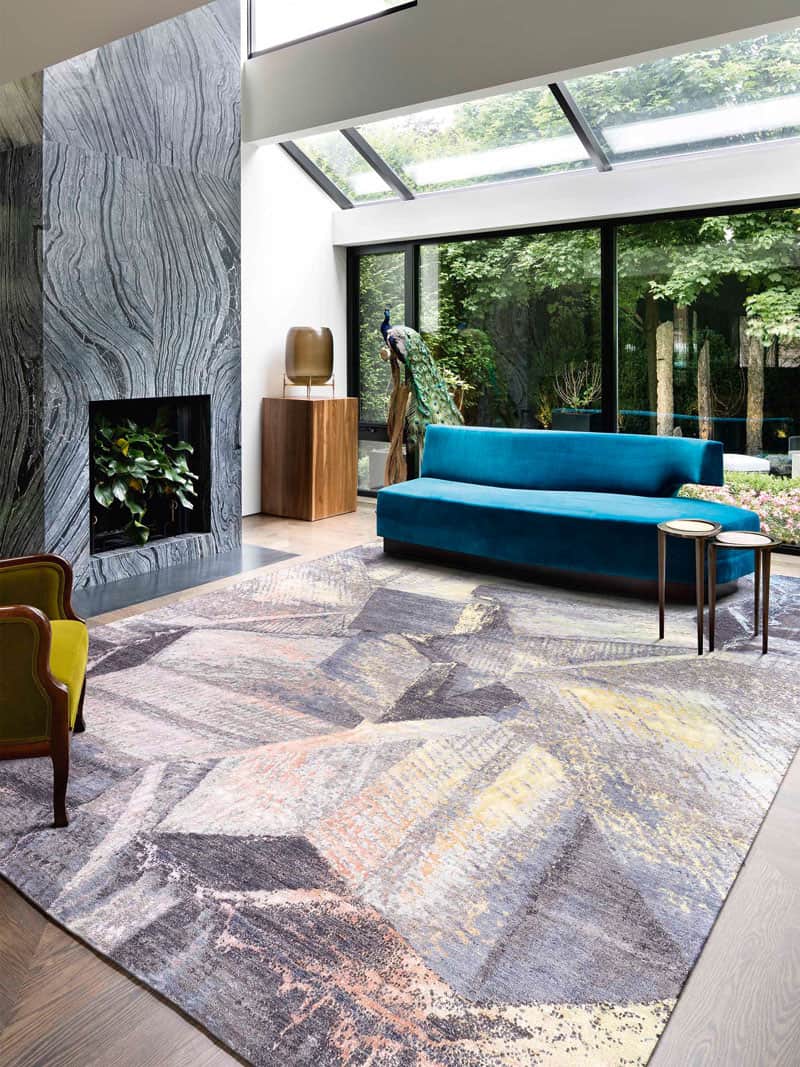 Brutalism Pastel Handwoven Luxury Rug