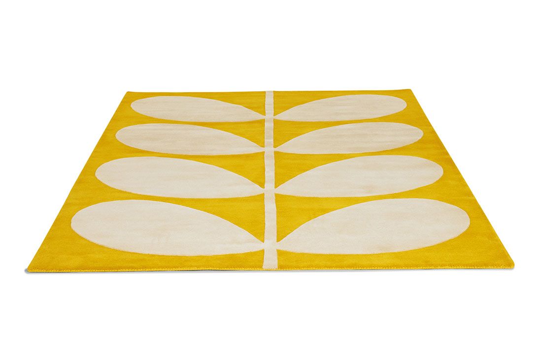 Yellow Leaves Handwoven Premium Rug