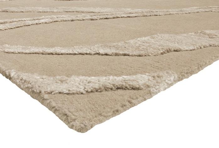 Beige Handwoven Luxury Rug ☞ Size: 250 x 300 cm