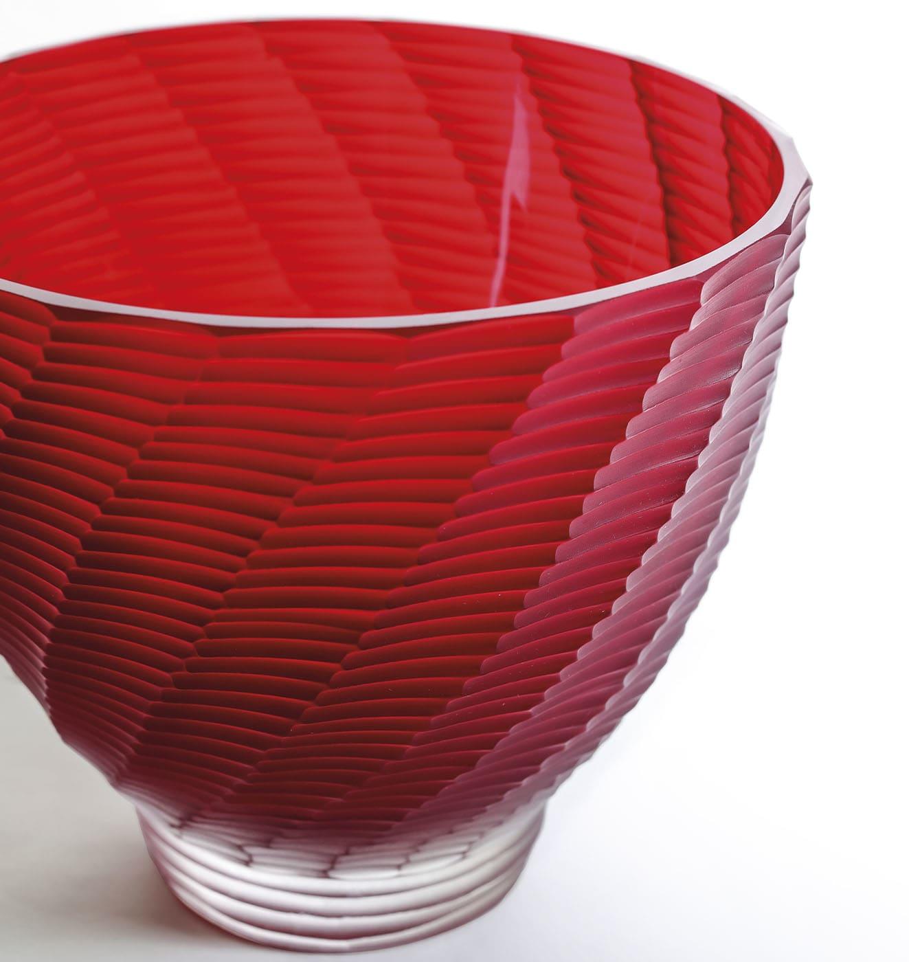 Mouth-Blown Venetian Decorative Vase