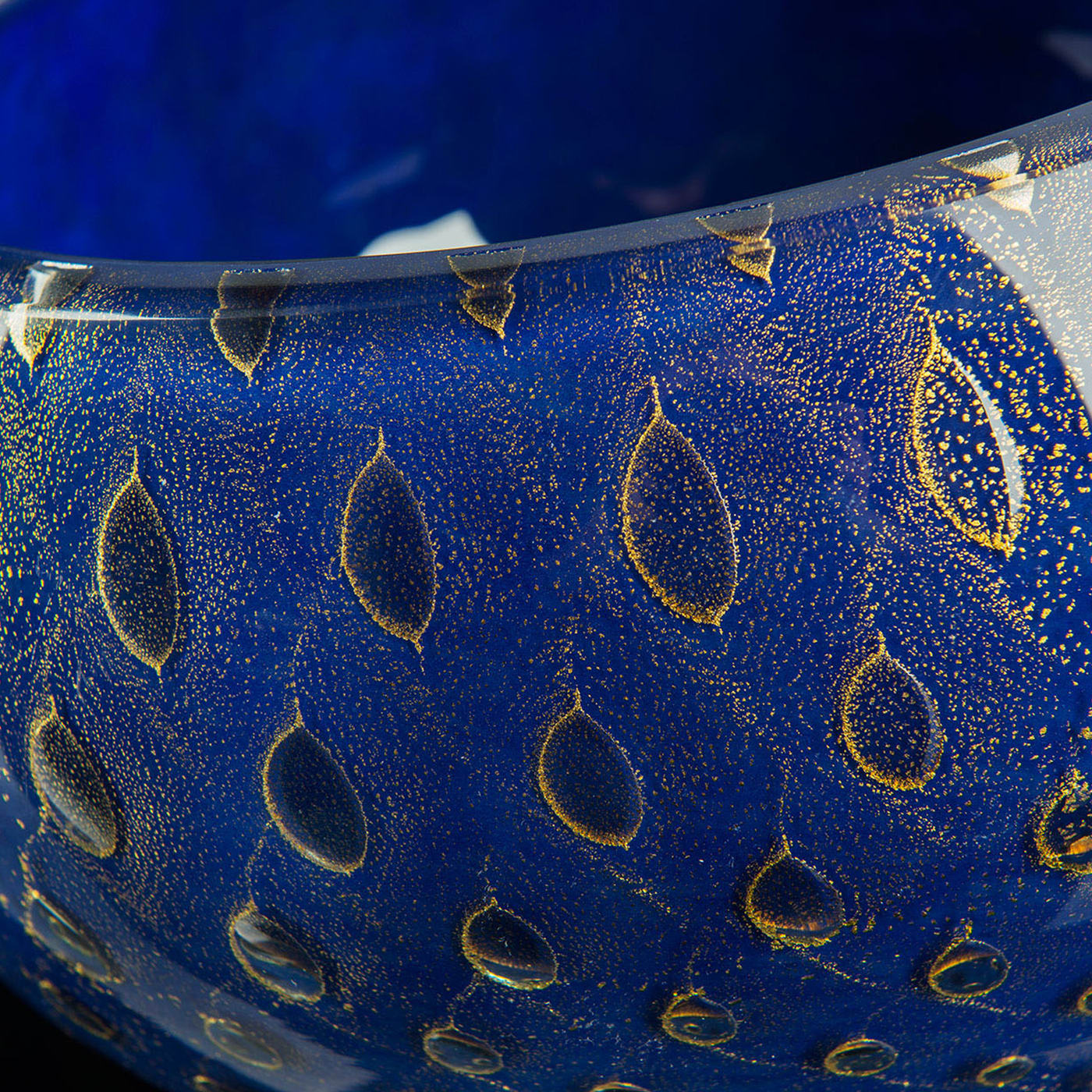 Mocenigo Blue and Gold Artisan Bowl