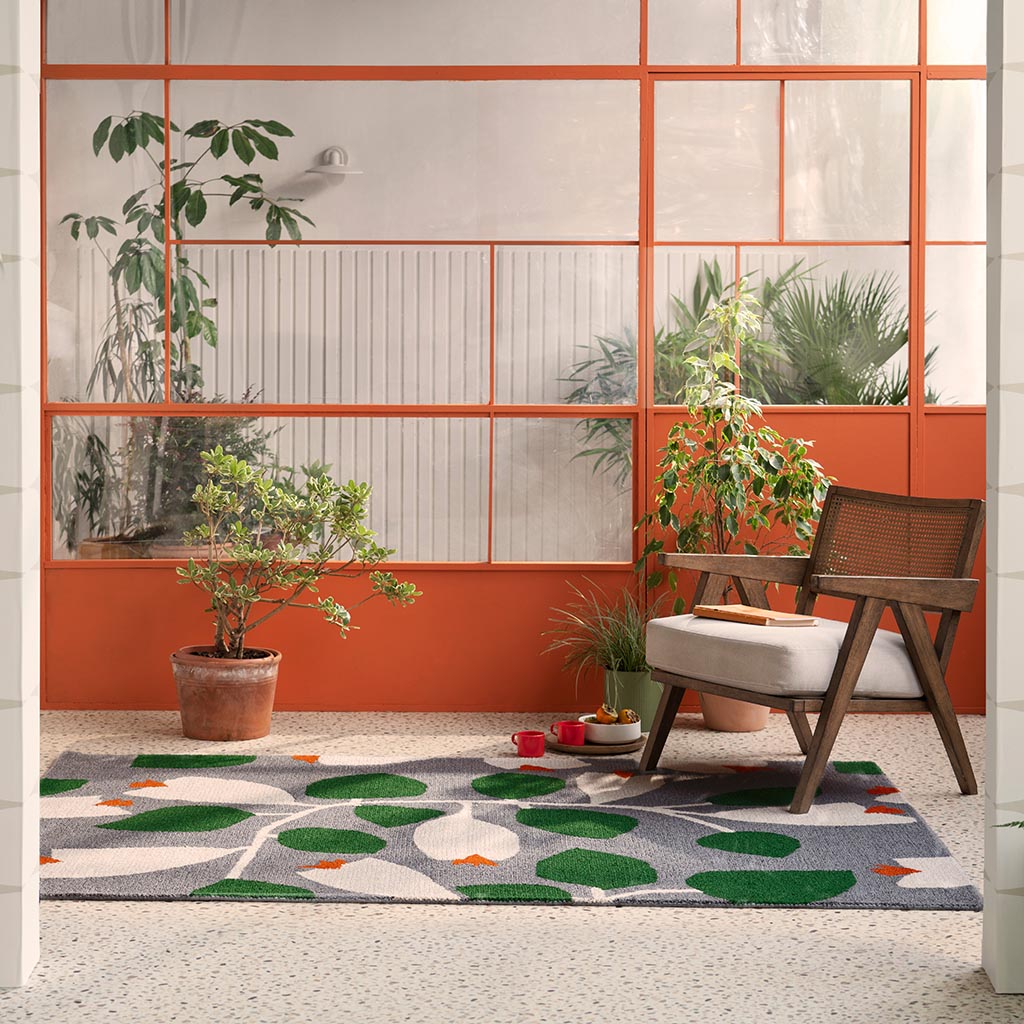 Berry Blue Outdoor Rug | Size: 160 x 230 cm