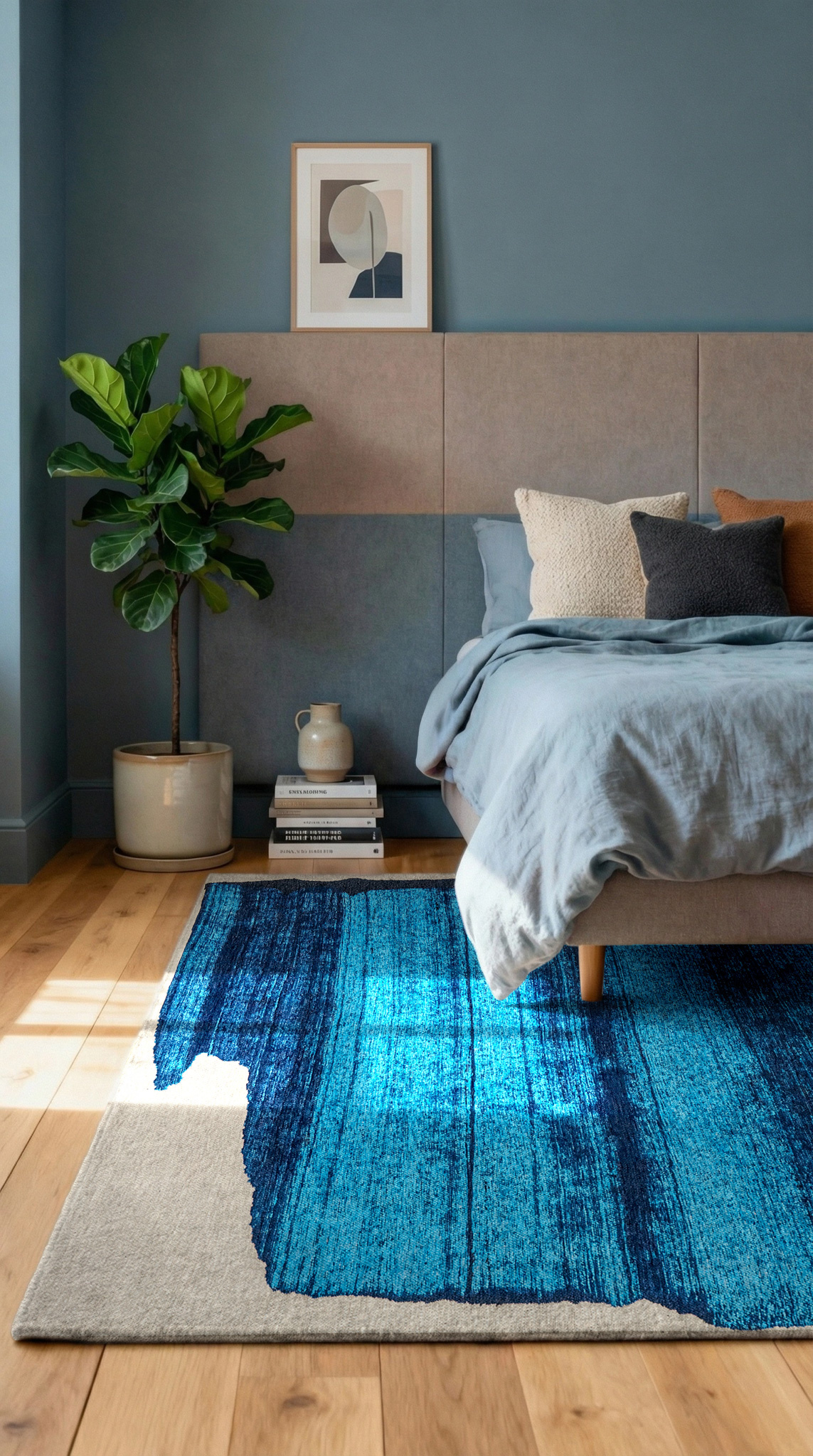 Diva Blue Wilton Rug
