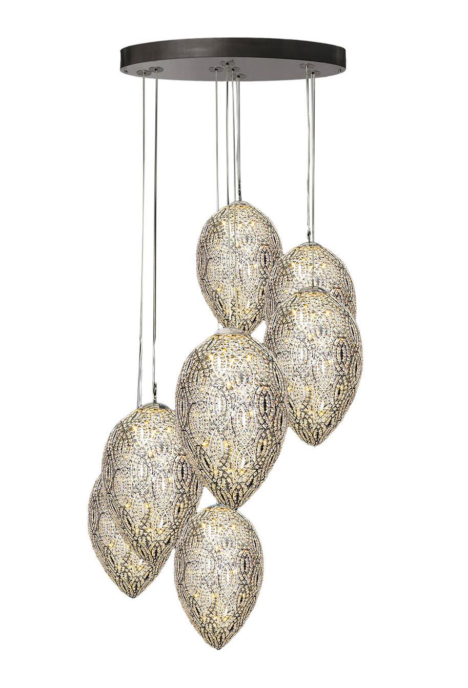 Arabesque Egg Italian Chandelier