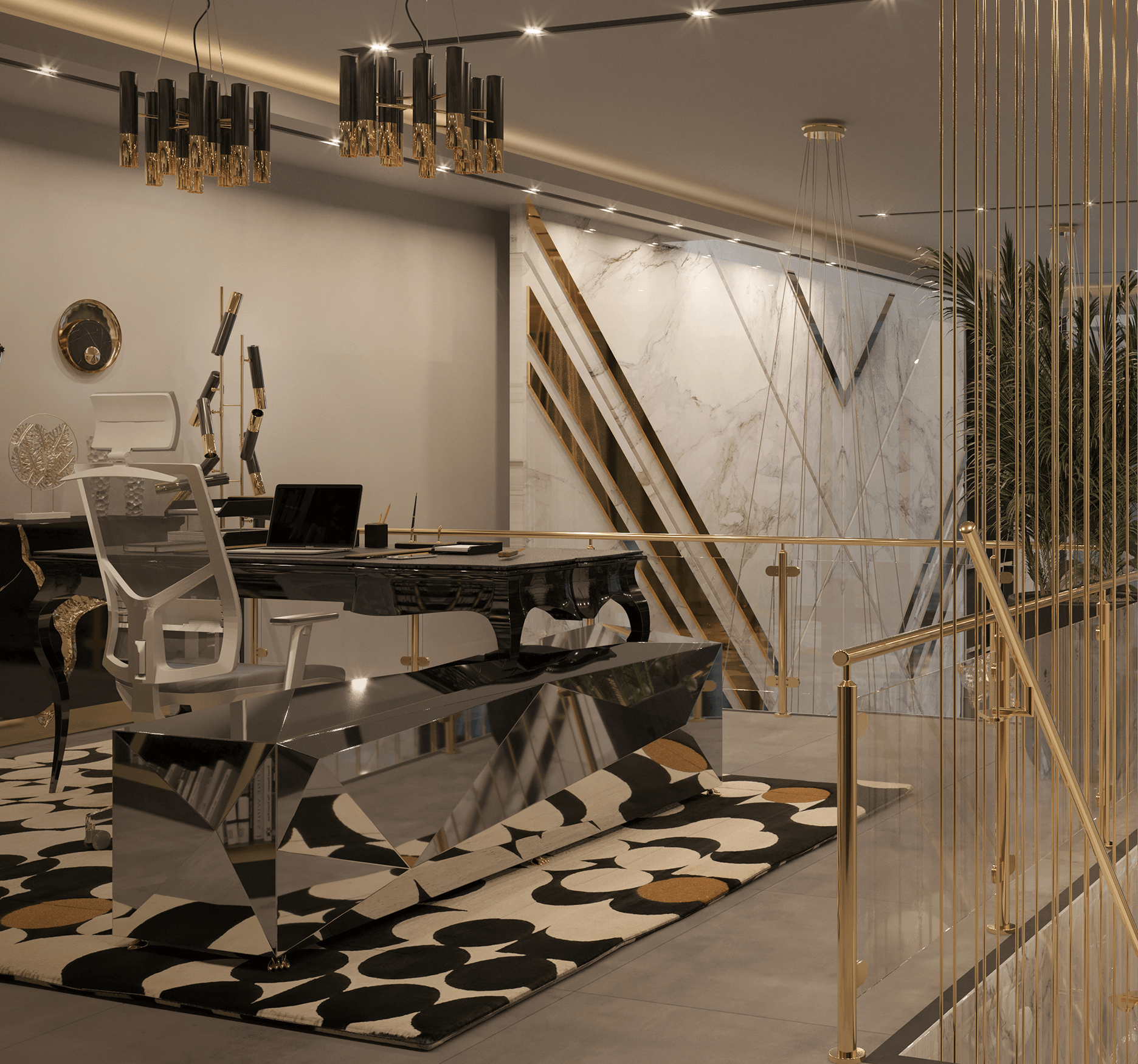 Diamond Boulevard Designer Desk