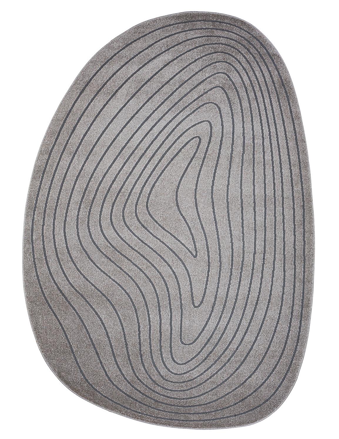 Cortina Stone Taupe Oval Rug
