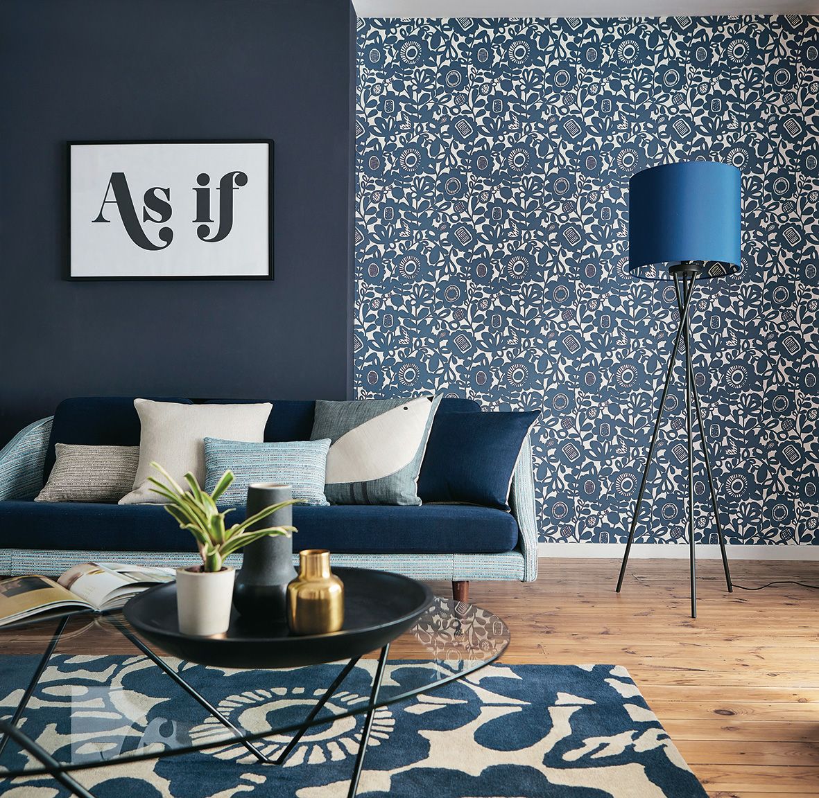 Living Kukkia Ink Handwoven NZ Wool Rug | Size: 120 x 180 cm