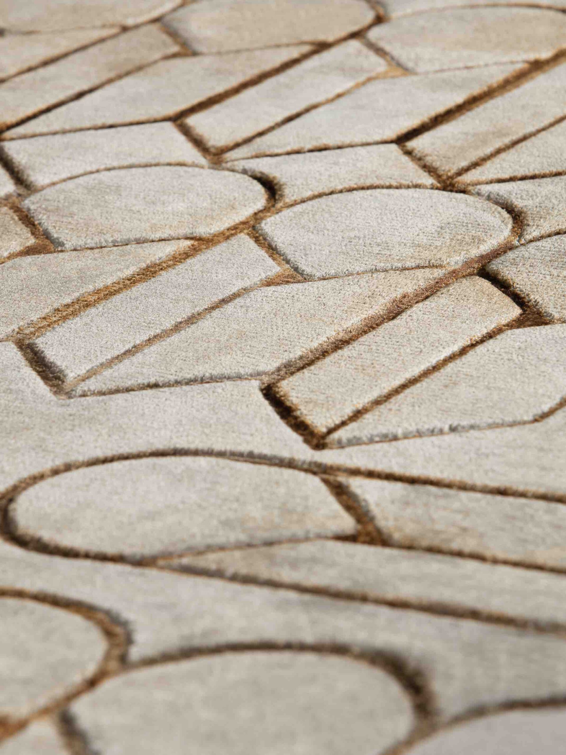 Brand Mark Circle Viscose Rug