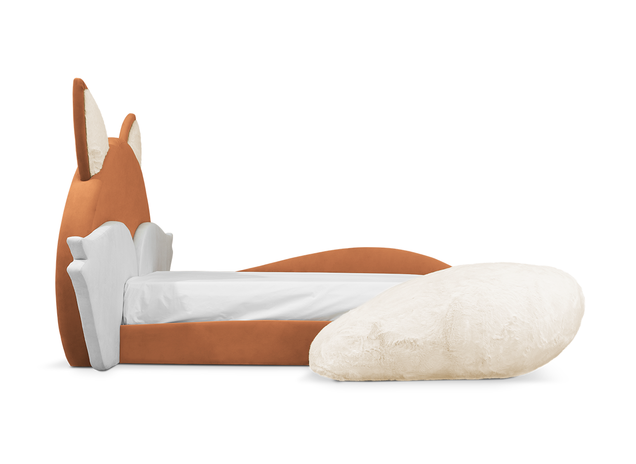 Fox Orange Kids Bed