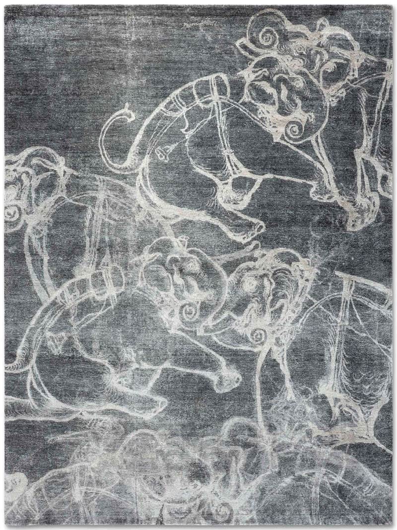 Elephants Hand-Woven Exquisite Rug | Size: 170 x 240 cm