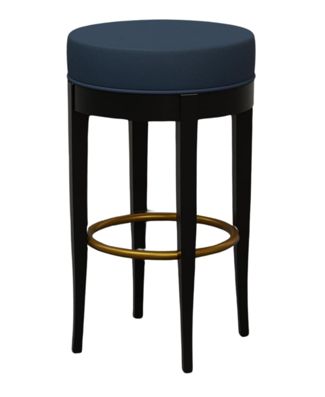 Blue Italian Bar Stool