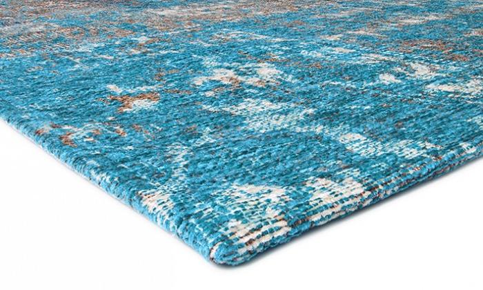 Deco Patch Green Jacquard Rug | Size: 160 x 235 cm