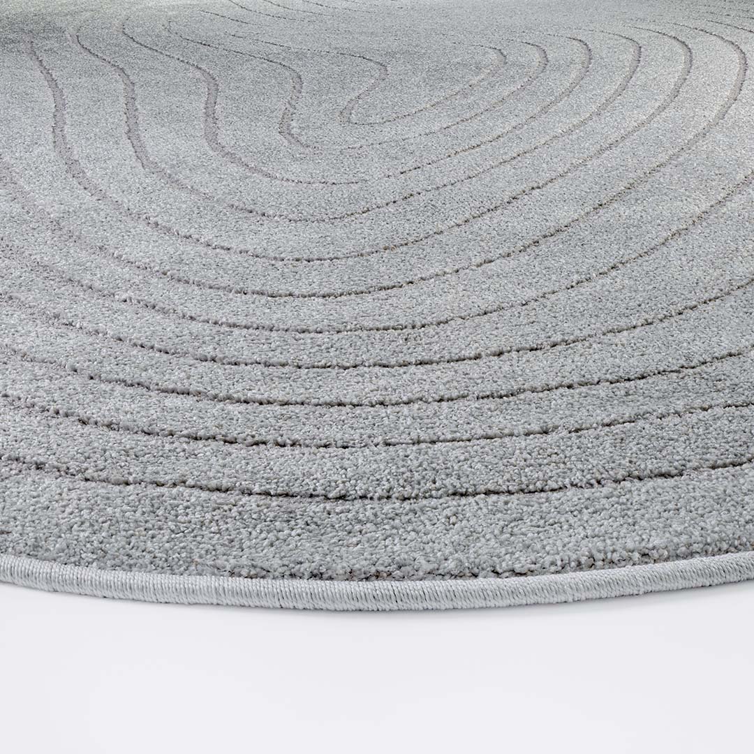 Cortina Stone Grey Oval Rug