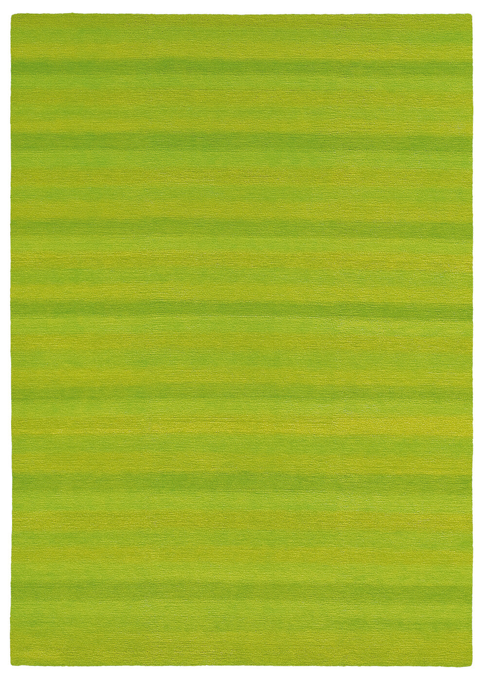 Green Striped Hand-woven Luxury Rug ☞ Size: 250 x 300 cm