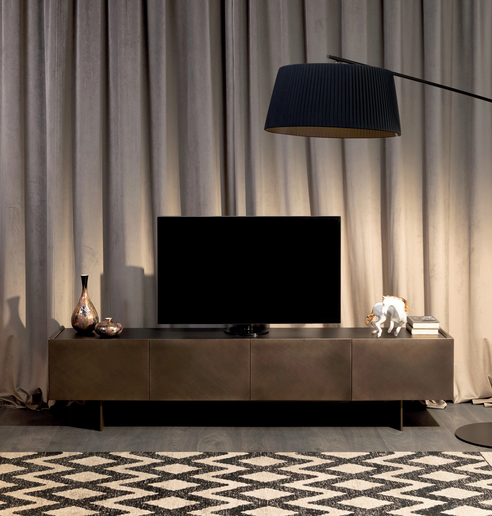 Coated Media Cabinet