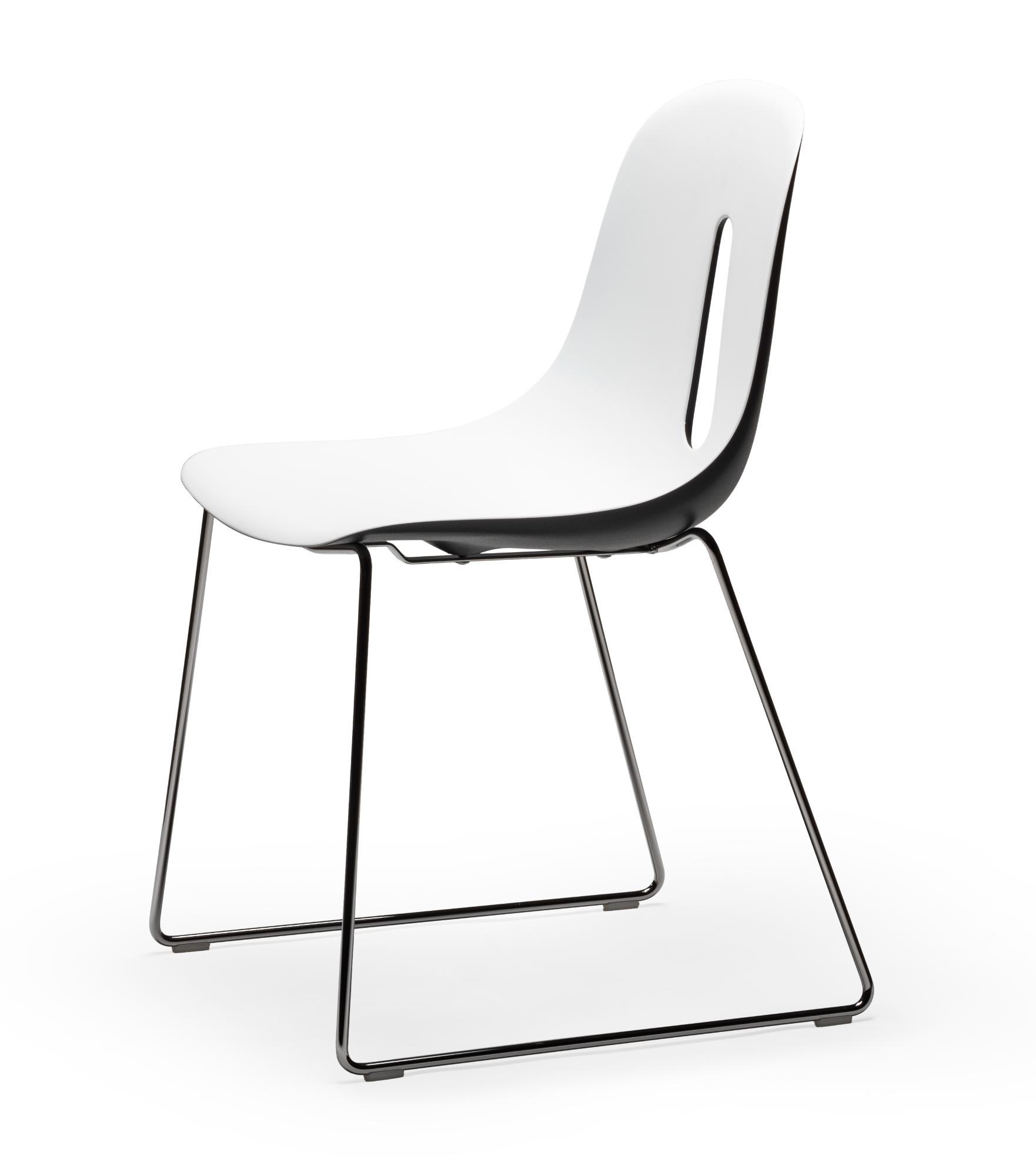 Gotham Black and White Chair