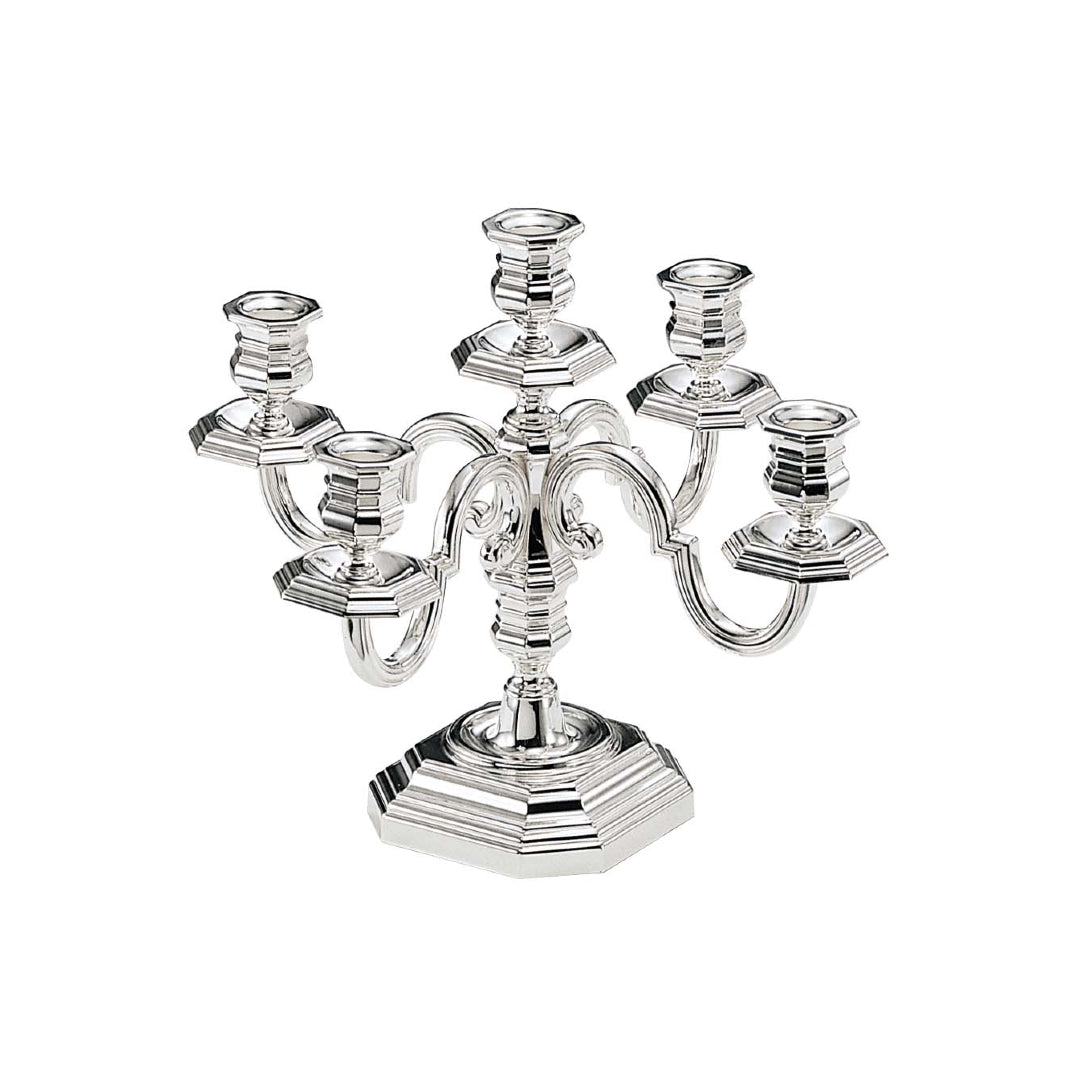 Italian Silver-Plated Candelabrum