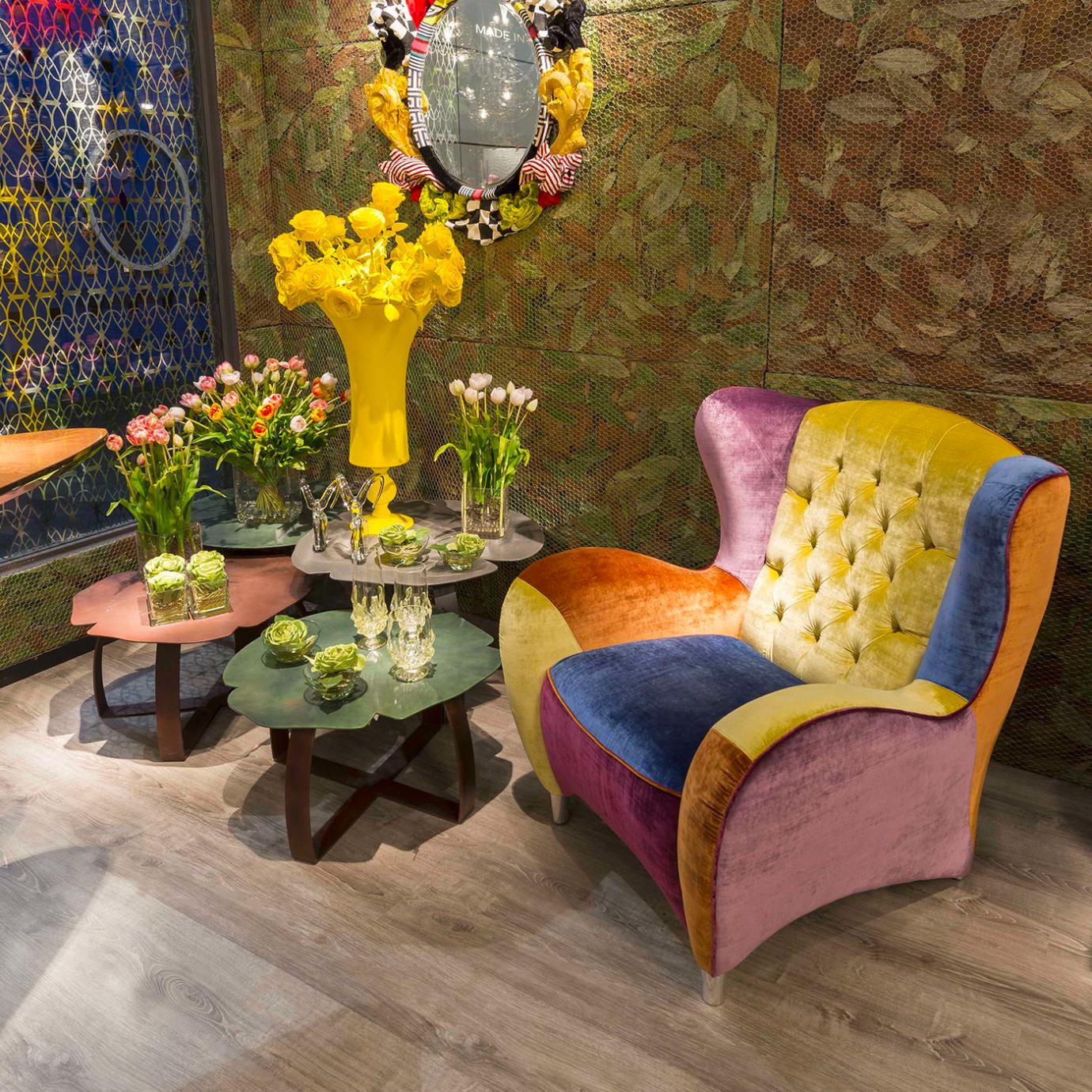 Schinke Multicolor Designer Armchair