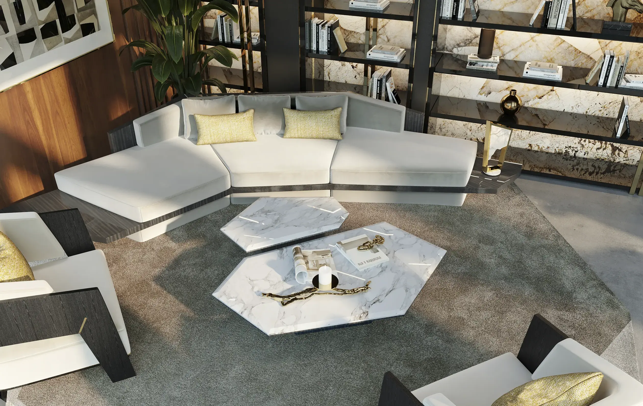 Zenith Angular Sofa - 4