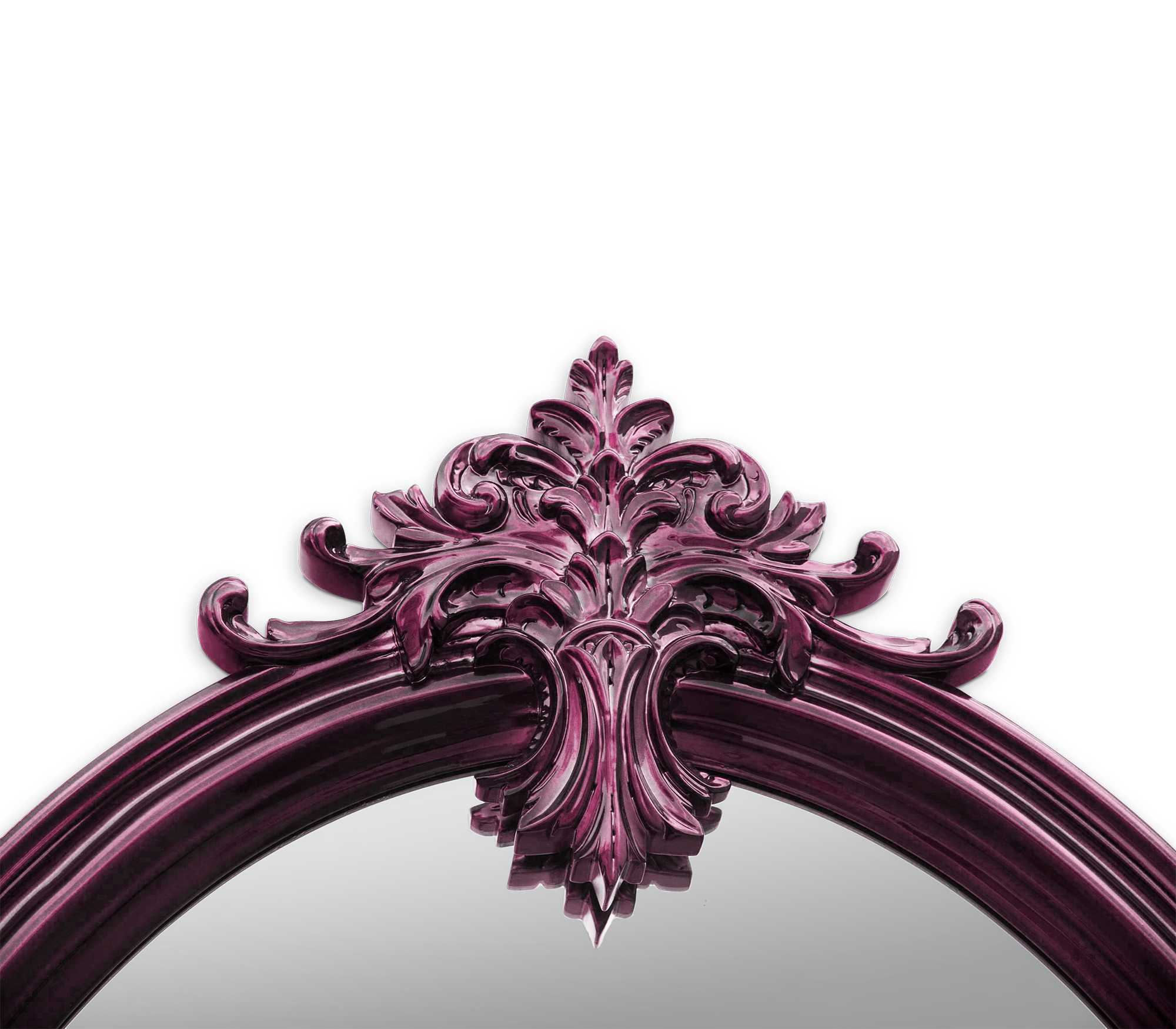 Antoinette Amethyst Reflective Mirror
