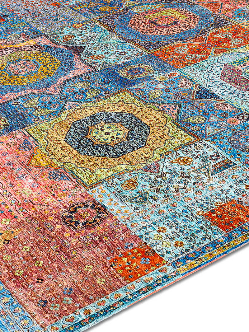 Cosmic Blue Handmade Luxury Rug