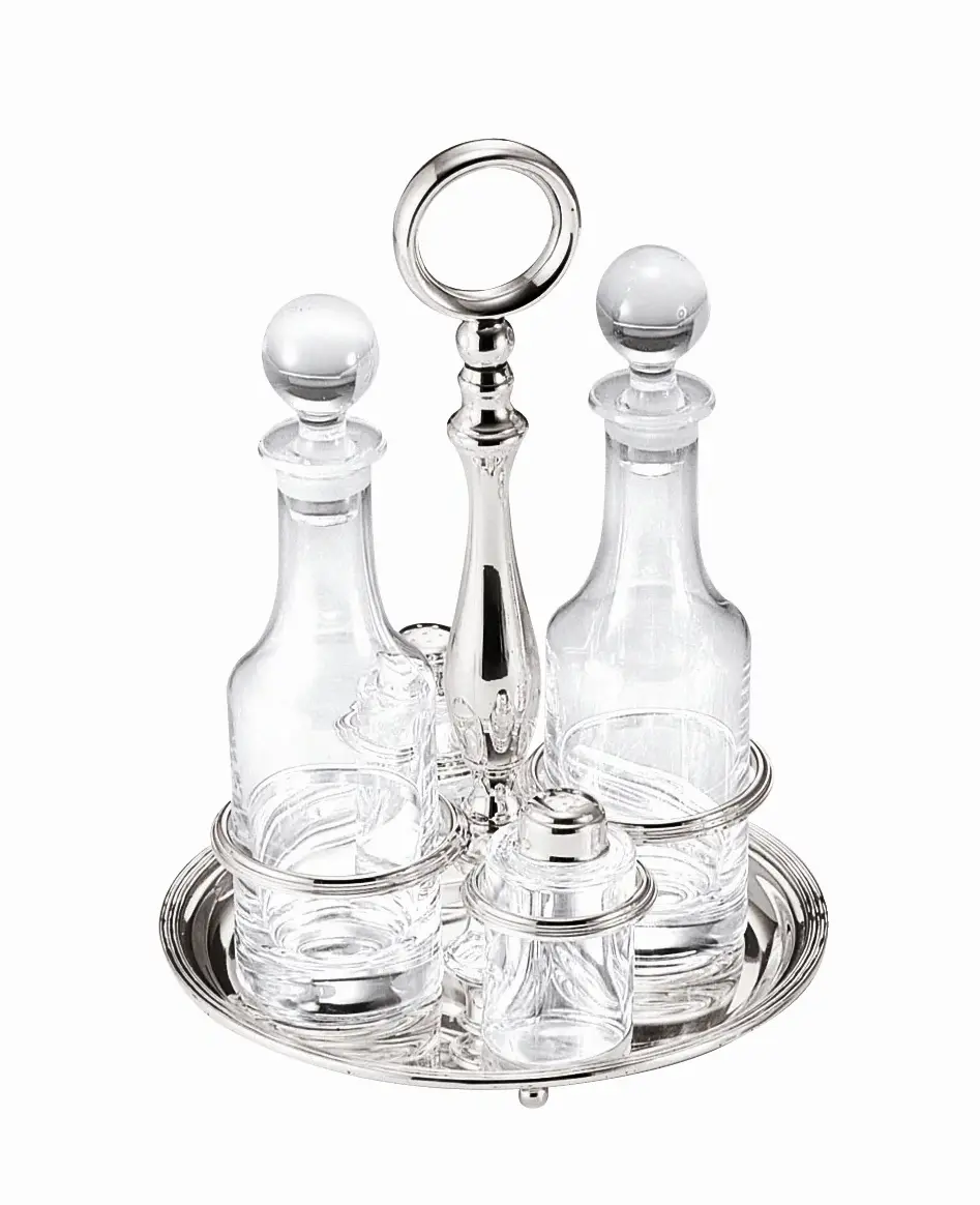 Silver-Plated Cruet Set In English Style