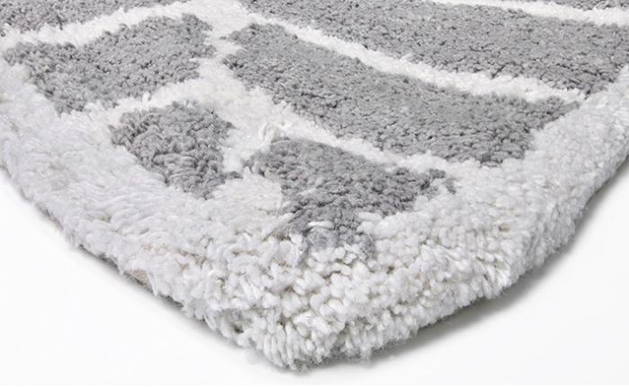 Leaf Grey Rug | Size: 80 x 140 cm