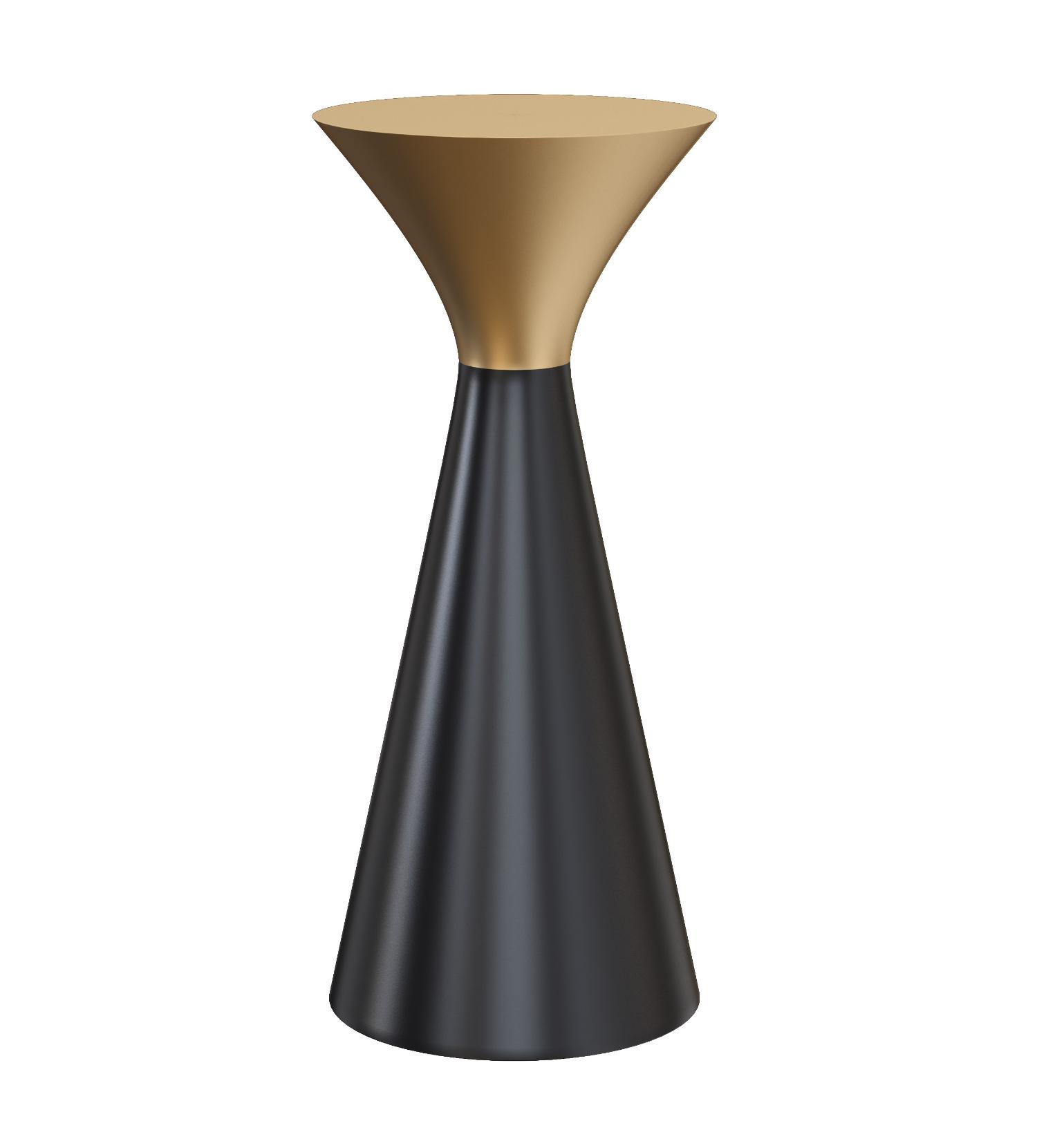 Iconic Black Handcrafted Side Table