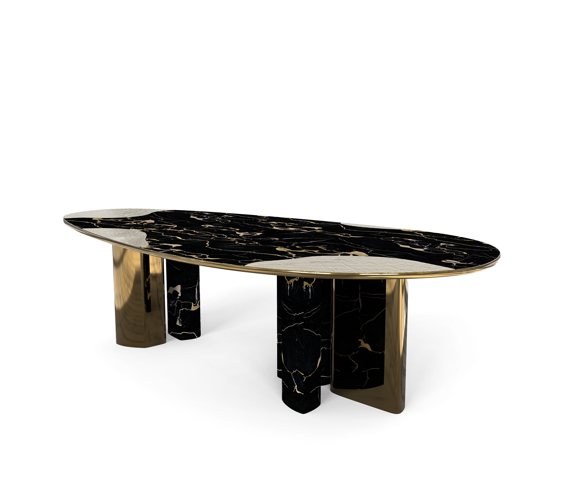 Marble & Patina Luxe Dining Table