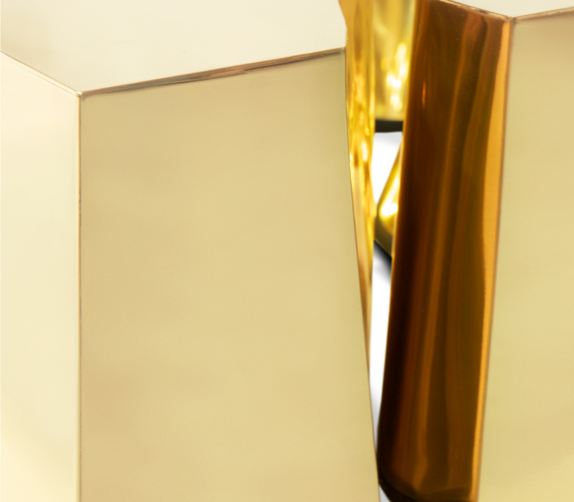 Gold Leaf Designer Coffee Table