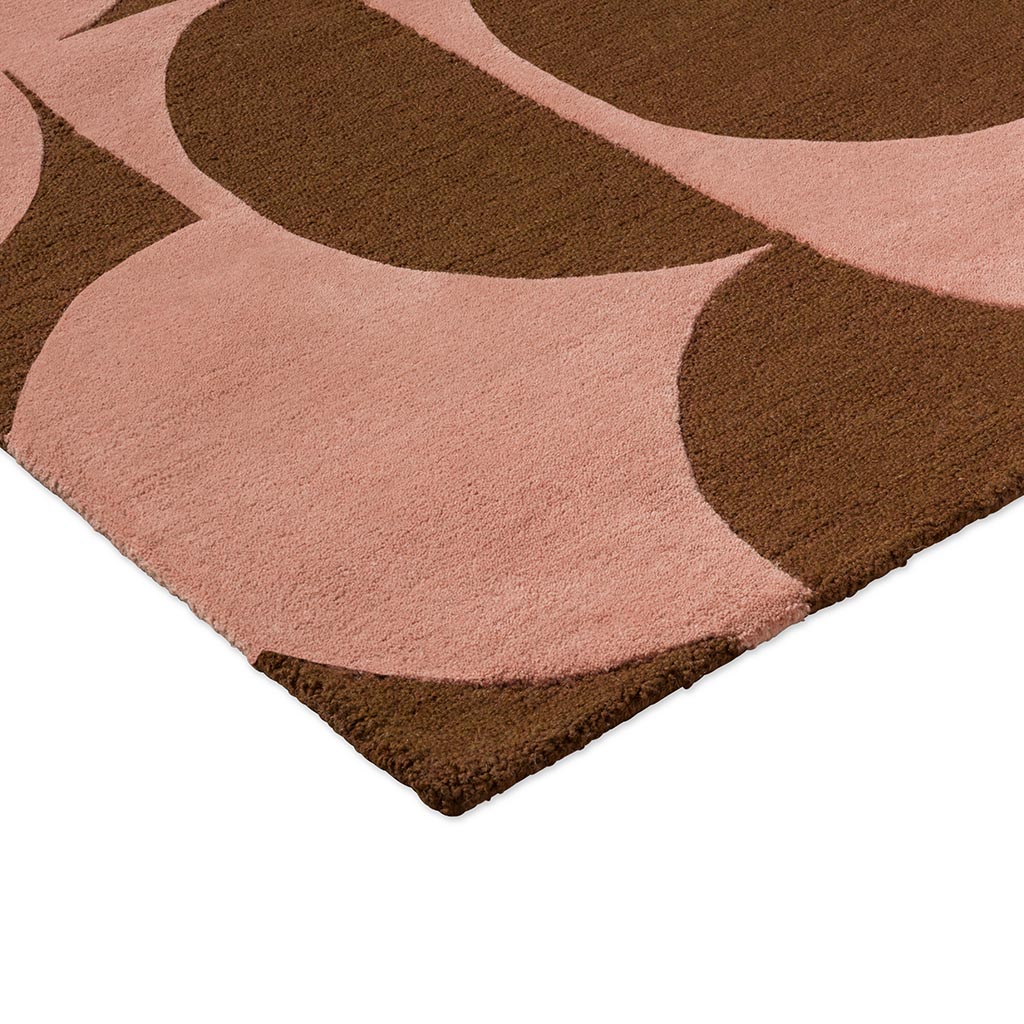 Flower Pink / Terracotta Rug | Size: 250 × 350 cm