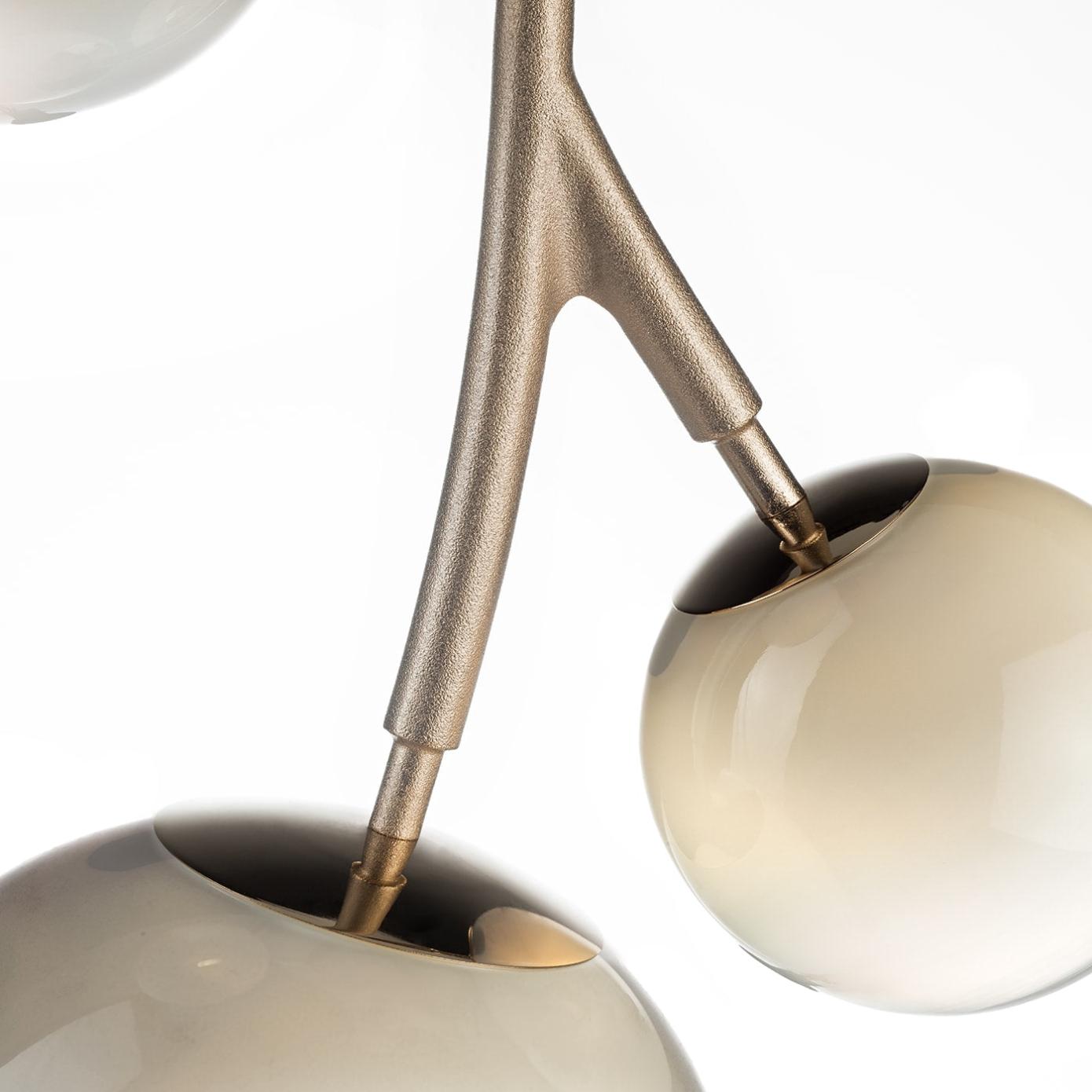 Artisan Brass & Glass Sphere Chandelier
