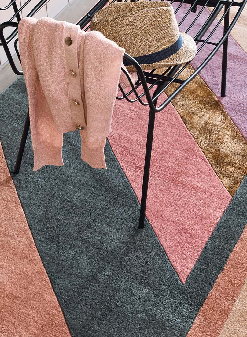 Jardin Pink Hand Woven Rug | Size: 170 x 240 cm