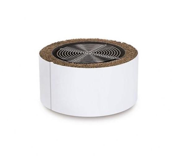 Compact Brown Outdoor Fire Pit