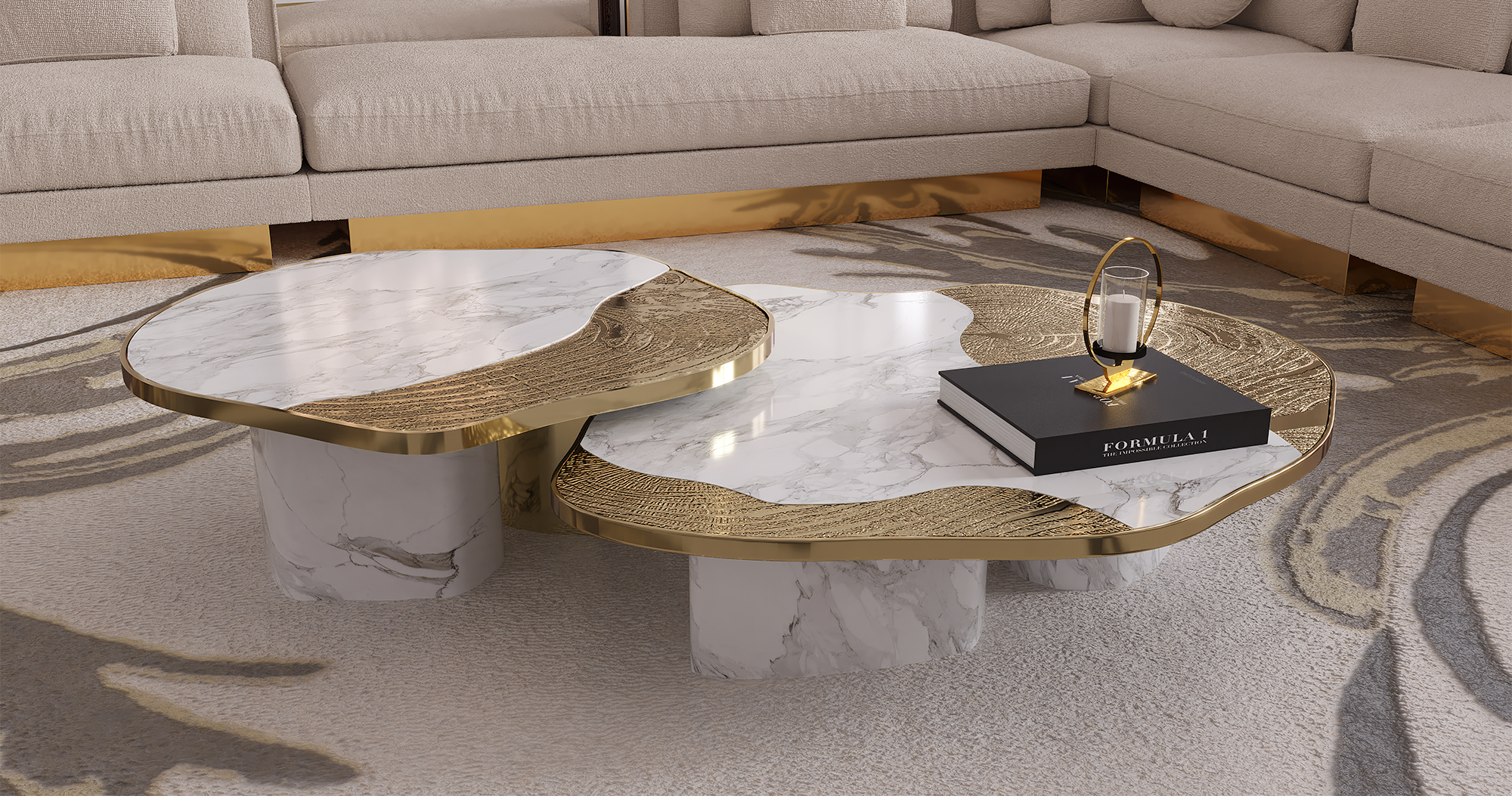 Gold Table Set