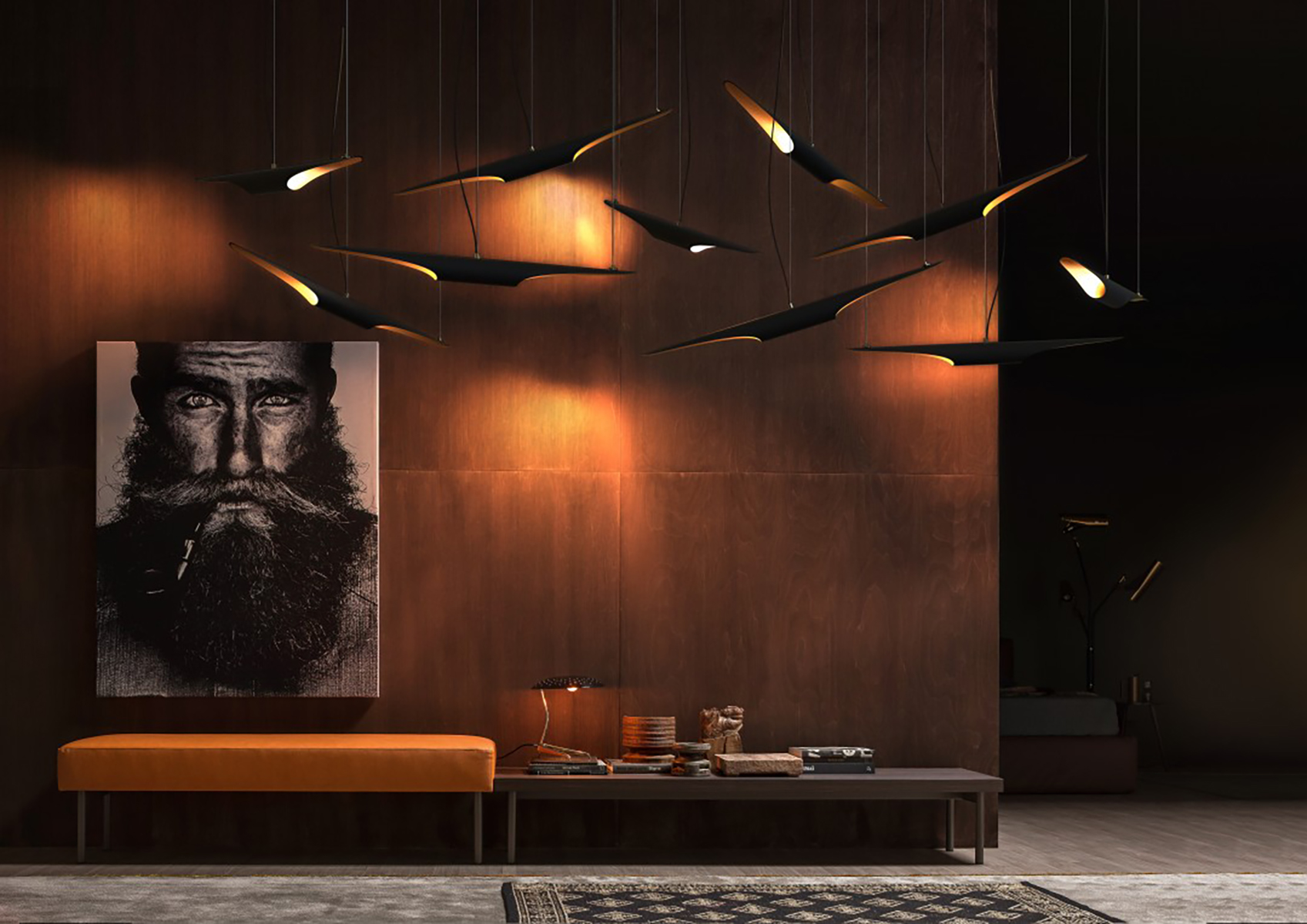 Noir Suspension Lamp