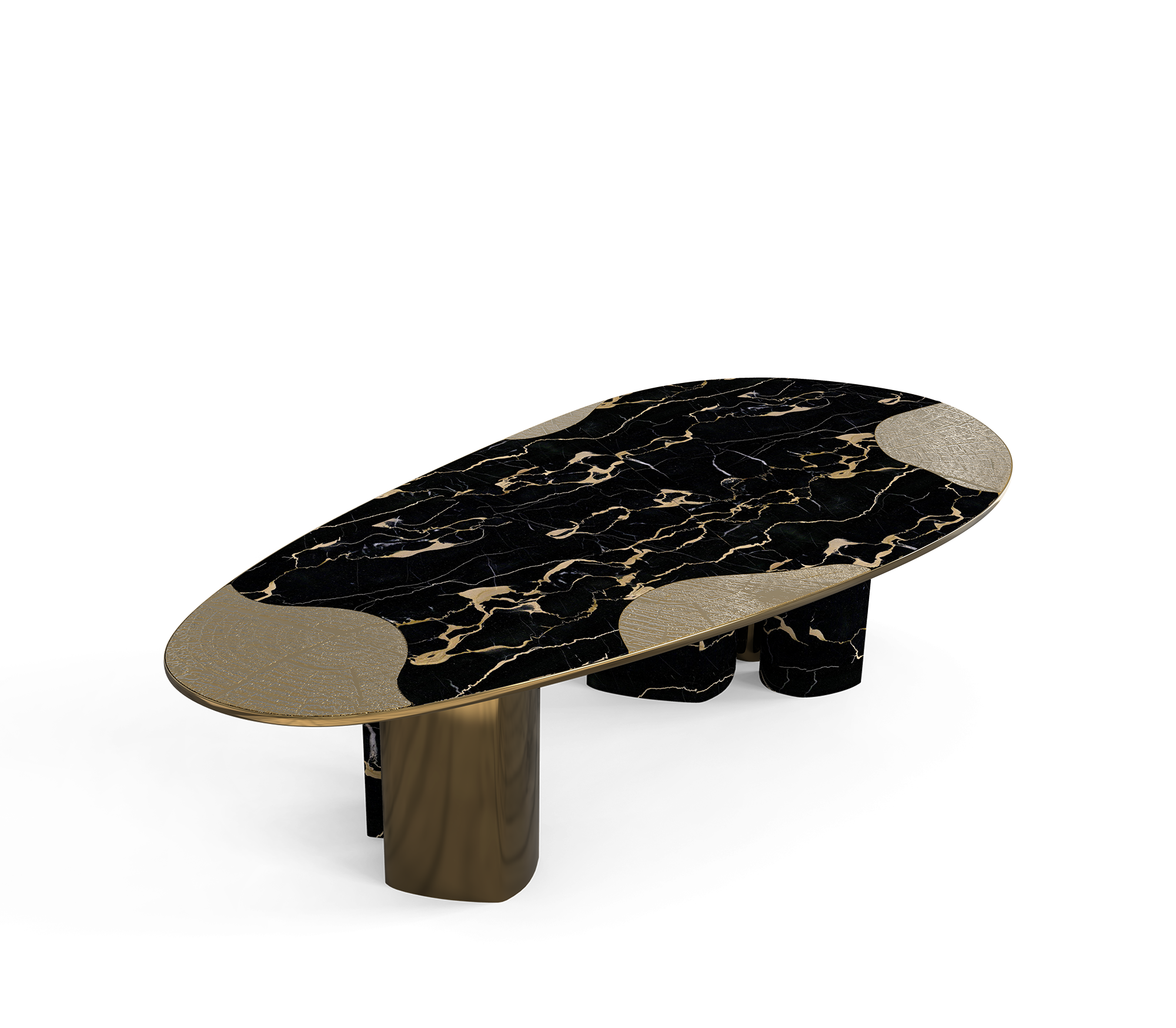 Marble & Patina Luxe Dining Table